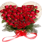 Heart Design Red Roses Set