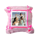 Pink Square Pillow