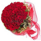 Fantasy red roses bunch 