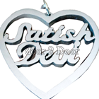Heart Key Chain with Couple Names