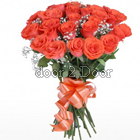 Perfect Bunch with Orange Roses