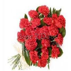 Red Carnations Flower Bunch